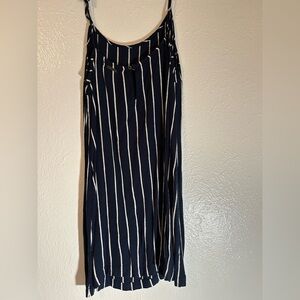 Billabong dress - blue with white stripes